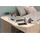 parisot möbel Hochbett Matre 90 x 200 cm Eiche grün beige