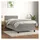 vidaXL Boxspringbett 100 x 200 cm Hellgrau