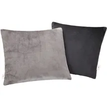 s.Oliver Kissenbezug double soft 40 x 40 cm Grau