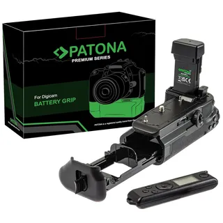 PATONA Premium BG-R10 Batteriegriff mit 2.4G Fernbedienung - Kompatibel mit EOS R5 R5c R6 R6 II R6II (Batteriefach für 2X LP-E6NH, LP-E6N, LP-E6) -1463
