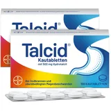 Bayer Talcid Kautabletten Doppelpack 2X100 St