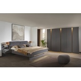 rauch ORANGE Schlafzimmer-Set Luana 4tlg. Dekor Graphitgrau