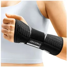 luxuskollektion Handgelenkstütze XS Linke Hand Schwarz/Grau