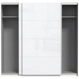 freiraum Schwebetürenschrank >Starlet Plus < in Weiß/ Weiß Glanz, 220,1x209,7x61,2cm B/H/T