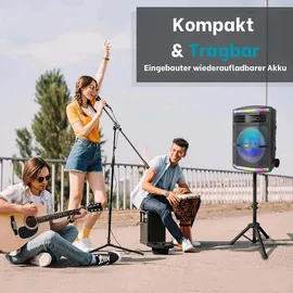 Pyle Audio Partybox schwarz