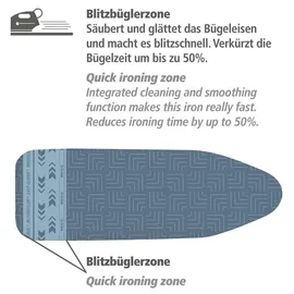 Wenko Bügeltischbezug Air Comfort mit Blitzbüglerzone XL/Universal, für schnelles Bügeln