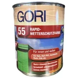 (18,66€/L) Gori 55 Rapid Wetterschutzfarbe Holz ca. RAL 3000 Base50 750ml