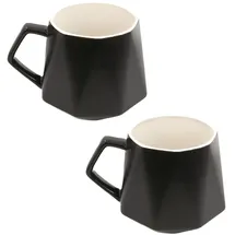 Intirilife Teetasse 0,35 l Schwarz 2 St.