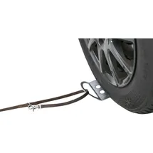Trixie Auffahrplatte zum Anleinen Silber 12 x 31 cm
