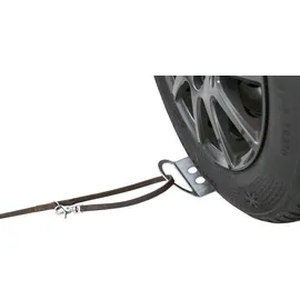 Trixie Auffahrplatte zum Anleinen Silber 12 x 31 cm