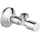 Grohe Eckventil, selbstdichtendes Anschlussgewinde (Abgang und Wandanschluss 1/2 Zoll, mit Schubrosette, wassergeschützte Spindelabsperrung, mit Fettkammer und doppelter O-Ring Abdichtung). 22043000