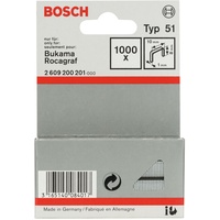 Bosch Professional Typ 51 Tacker-Klammern 8x10mm, 1000er-Pack 2609200201