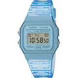 CASIO Timeless Collection Uhr F-91WS-2 | Blau, Hellblau