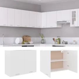 vidaXL Hängeschrank Weiß 80x31x60 cm Holzwerkstoff