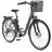 28 Zoll RH 48 cm anthrazit inkl. Fahrradkorb
