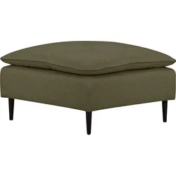 Polsterhocker ANDAS "ALVIK", grün, B:82cm H:48cm T:82cm, 100% Polyester, Hocker, Modul- zum eigenen Zusammenstellen. Passend zur Serie »Alvik«