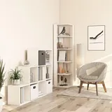 Vicco Eckregal Amina 45 x 45 x 180 cm Weiß