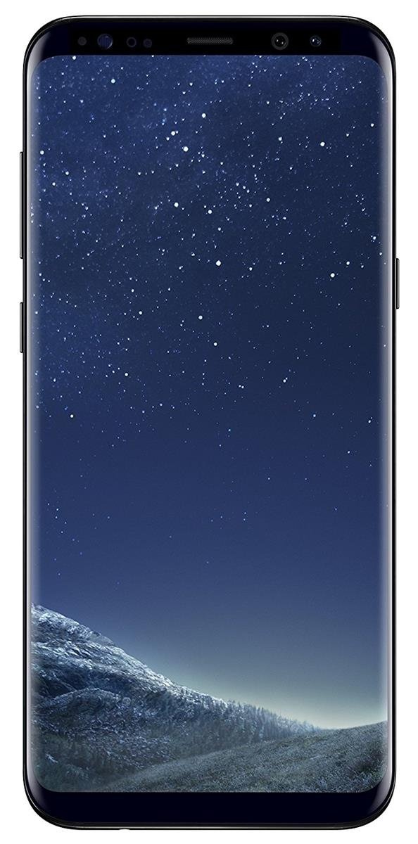 Samsung Galaxy S8+ (6,2 Zoll) 64 GB 12 MP Smartphone, Schwarz (Midnight Black)