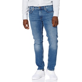 Tommy Hilfiger Herren Jeans Core Straight Fit mit Stretch-Anteil Modell Denton Stretch, Blau (Boston Indigo), 38W / 30L