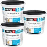 LEVEL PLUS Fertigspachtel 60 kg reinweiß