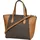 Michael Kors Handtasche Taryn Small Convertible MK SIG Brown/Acorn Braun Damen