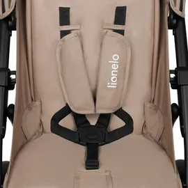 lionelo Annet Buggy bis 22 kg mit Liegefunktion, Kinderwagen klein zusammenklappbar mit Zubehör, Eva-Schaum-Räder, Moskitonetz, Fußdecke Getränkehalter, Korb