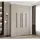 abiks möbel Drehtürenschrank COMO 170 x 245,5 x 40 cm Schwarz