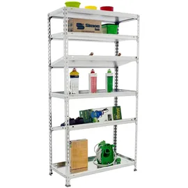 simonclick Metallregal 2500 x 1000 x 500 cm Silber
