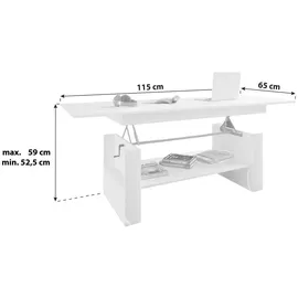 VCM Kobila Honig-Eiche 115 x 52 x 65 cm