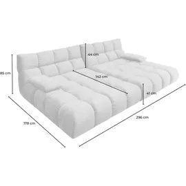 KAWOLA Big Sofa VIVIEN beige