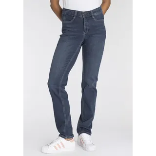 MAC Dream Jeans Straight in Mid Blue Authentic Wash-D40 / L34