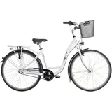 SIGN Cityrad, 3 Gang Shimano NEXUS SG-3C41 Schaltwerk, für Damen und Herren weiß 48 cm