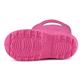 Ladeheid Eva Kinder Jungen Mädchen Gummistiefel Regenschuhe gefüttert LA-CA-03 (Rosa/Grau, 34/35 Eu) - 34/35