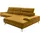 Musterring Wohnlandschaft MUSTERRING "MR 2490 Ecksofa mit erstklassigem Sitzkomfort, Long-Life-Leder", gelb (kurkuma, b), B:342cm T:207cm, Sofas, Wohnlandschaft, Bronze-Fuß Sitzhöhe 46cm, wahlweise mit Funktionen, Maße 342 x 207 cm