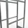 Schulte Reifenregal 13820 silber 90,0 x 40,0 x 200,0 cm