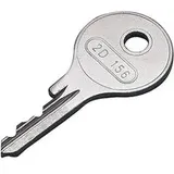 HOPPE Fenstergriffschlüssel gleichschließend 2D156 Eisen, vernickelt
