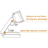 Conceptronic AMDIS06B 2K 1080P FullHD Autofokus-Webcam mit Mikrofon