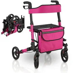Aluminium Rollator Vital mit Sitz - Lila