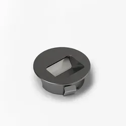 Möbel-LED Spot-Leuchten, SideSpot, kaltweiß, schwarz