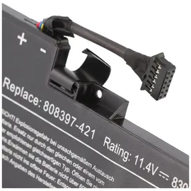 AccuCell Akku passend für HP ZBook 17 G3, HSTNN-C86C, HSTNN-LB6X, AI06XL, 808397-421, 11,4V, 8300mAh