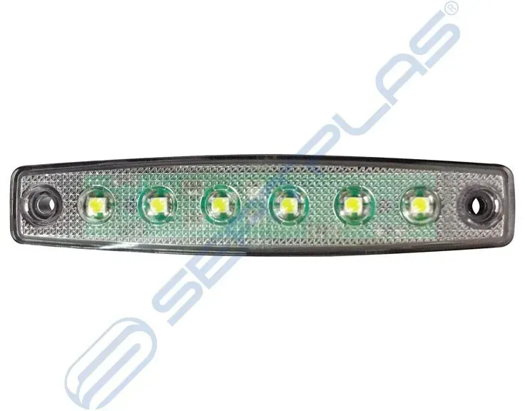 Maße, weiß 6 LED 12-24V 85.5mm