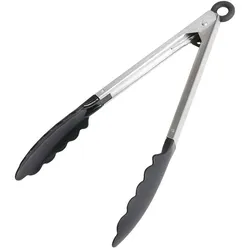Anrichtezange 26 cm Servierzange Nudelzange Küchenzange Salatgreifer Grillzange