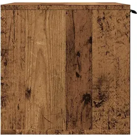 vidaXL Katzenklo Altholz-Optik 60x40x40 cm Braun