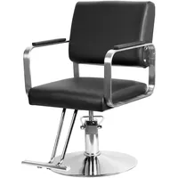 Hydraulischer Friseurstuhl, robuster Salonstuhl mit höhenverstellbarem 360°-Drehgelenk, professionelle Stylingstühle mit ergonomischer Rückenlehne und 150 kg Kapazität, Schönheitssalon-Ausrüstung für