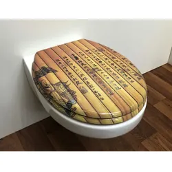 ADOB WC-Sitz, BxT: 37 x 45,5 cm, Chinesische Schrift - bunt