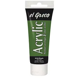 KREUL el Greco Acrylfarbe olivgrün 75,0 ml