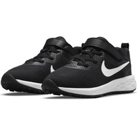 Nike Revolution 6 Kinder Sneaker, Black/White-Dk Smoke Grey, 33.5