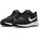 Kinder Sneaker, Black/White-Dk Smoke Grey, 33.5
