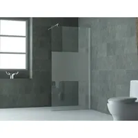 10 mm Duschtrennwand free-pf 160 x 200 cm - Teilsatini