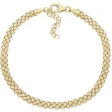 FIRETTI Armkette FIRETTI "Schmuck Geschenk Gold 585 Armschmuck Armband Goldarmband Bismarckkette", gold (gelbgoldfarben), Armbänder, Damen, 22cm, Gelbgold 585, Armkette